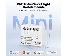 Avatto Išmani relė Wi-Fi 6, 230Vac, 8A, MINI, su energijos matavimu, TUYA / Smart Life