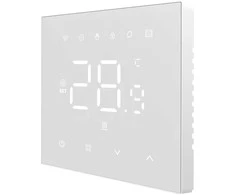 Avatto Išmanus, sieninis termostatas grindų termo pavaroms 3A, 230V, Wi-Fi, baltas, TUYA / Smart Life
