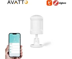 Sefa Verlag Avatto Išmanusis PIR judesio jutiklis, ZigBee, 2x AAA, TUYA / Smart Life, CR2450