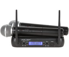 Rebel Azusa VHF mikrofonas 2 kanalai WR-358LD (2 x rankinis mikrofonas)