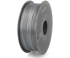 3D Plastikas – Filamentas ABS With spool/Su rite Sidabro spalvos | 1.75 mm, 1kg | Bambu Lab