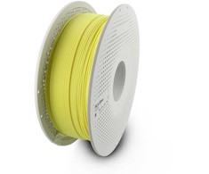 Bambu Lab PLA Glow plastikas 1.75mm 1kg – komplektuojamas su daugkartine rite – Glow Geltona