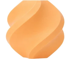 Bambu Lab PLA grynas siūlas 1.75 mm, 1kg – pridedamas su daugkartinio naudojimo ritinėliu – abrikosų spalvos
