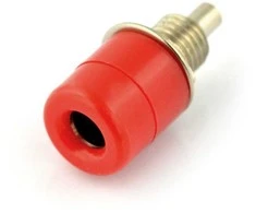 Oem Banana lizdas - raudonas - 4mm - 5 vnt