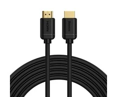Baseus HDMI - HDMI 2.0 4K 30Hz kabelis 3D HDR 18Gbps 5m Juodas
