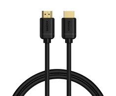 Kabelis HDMI-HDMI kištukai 1.0m (HDMI 2.0) juodas 4K 60Hz, BASEUS