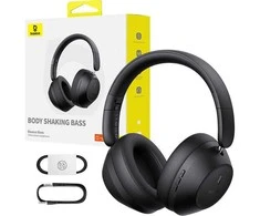 Baseus Bass 30 Max belaidės ausinės (juodos)
