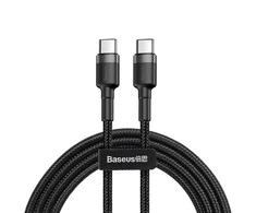 Baseus Cafule kabelis USB-C PD 2.0 QC 3.0 60W 2m - Pilka / Juoda
