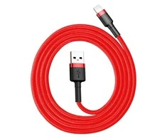 Baseus Cafule kabelis USB - Lightning 2A 3m - Raudonas
