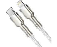 Baseus Cafule USB-C į Lightning kabelis PD 20W 1m - Baltas