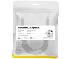 Baseus Ethernet CAT5, 5 m tinklo kabelis (juodas)