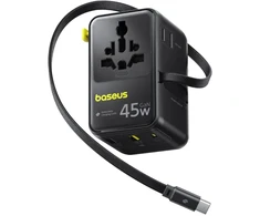 Baseus PicoGo AG11 Universalus kelioninis adapteris 2AC+2U+2C 45W
