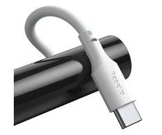 USB kabelių rinkinys Baseus Simple Wisdom Data Cable Kit USB to Type-C 5A (2PCS/Set) 1.5m baltas TZCATZJ-02