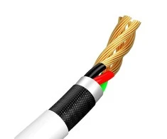 Baseus Simple Wisdom Data kabelių rinkinys USB Micro 2.1a (2vnt) 1.5m - Baltas