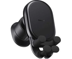 Stabilus gravitacinis belaidžio įkrovimo automobilinis laikiklis Baseus Pro 15W - juodas