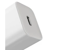 Baseus Sieninis įkroviklis Super Si 20W USB-C QC3.0 PD su Lightning 1m laidu, baltas