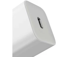 Baseus Super Si greitas įkroviklis 1C 25W su USB-C į USB-C kabeliu 1m - Baltas