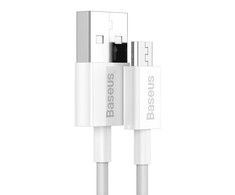 Kabelis USB A - micro USB kištukas 1.0m 2A baltas Superior serija BASEUS