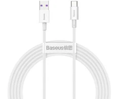 Baseus Superior serijos kabelis USB-C 66W 2m - Baltas