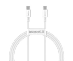 Kabelis Baseus Superior iš Type-C į Type-C 100W 1.0m baltas CATYS-B02