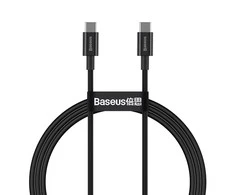 Baseus Superior serijos USB-C - USB-C kabelis 100W 1m juodas