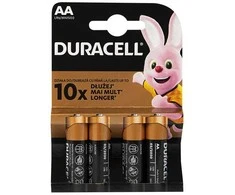 Baterija 1.5V AA DURACELL 4vnt