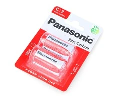 Baterija C / LR14 Panasonic Raudona Bat 1.5V - 2vnt