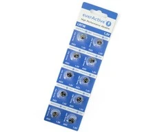 Baterijos LR736 AG3 1.5V everActive - 10 vnt