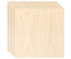 BambuLab Beržo fanera - 3mm - 300x300mm - Bambu Lab - 6vnt