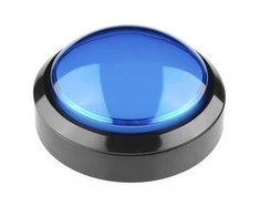 Oem BIG Push Button 10cm - mėlynas