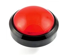 Oem BIG Push Button 10cm - raudonas