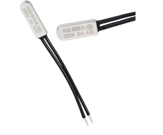 Bimetalinis termostatas KSD 9700 NC - 5A 250V 50℃ - normaliai uždaras termostatas - šiluminė apsauga