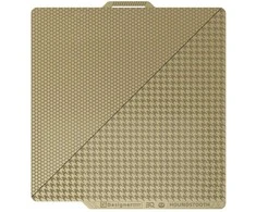 BIQU Panda dvipusė tekstūruota PEI plokštė su korio ir pepitos raštu – skirta Bambu Lab X1 P2S P1 ir A1 – 257×257mm