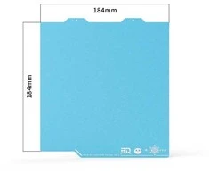 BIQU Panda spausdinimo plokštė CryoGrip Pro Frostbite - dvipusis magnetinis sluoksnis - Bambu Lab A1 mini spausdintuvams - 184x184mm