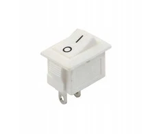 Oem Bistabilus svirties jungiklis KCD11 - baltas - 21x15mm - ON/OFF jungiklis 230V - 2PIN