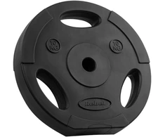 Bituminių svarelių rinkinys 2x10kg, skylė 31mm, plokštė su rankenomis, REBEL ACTIVE