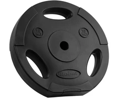 Bituminių svarelių rinkinys 2x15kg, skylė 31mm, plokštė su rankenomis, REBEL ACTIVE