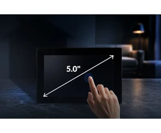 BleBox controlPanelM – 5 colių WiFi išmanusis ekranas / valdymo skydelis – juodas