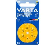 Blow 10 VARTA klausos aparato baterijų, 6 vnt.