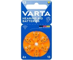 Blow 13 VARTA klausos aparato baterijų, 6 vnt.