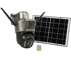BLOW 4G PTZ 2x4MP saulės energija varoma kamera su baterija