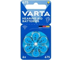 Blow 675 VARTA klausos aparato baterijos, 6 vnt.