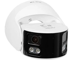BLOW 8MP IP kamera BL-I8SS40TWM 4 mm baltas kupolinis panoraminis dvigubas objektyvas