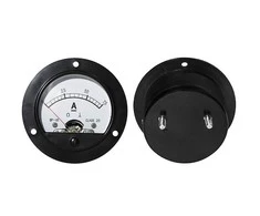 Blow Analoginis ampermetras apvalus 7.5 A
