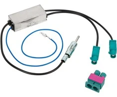 Blow Automobilio antenos separatorius 2xFAKRA-DIN Diversity