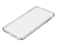 Blow Dėklas iPhone 6 6s Plus sidabrinė "E"