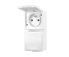 Blow Dvigubas lizdas n/t NT-6S/P baltas