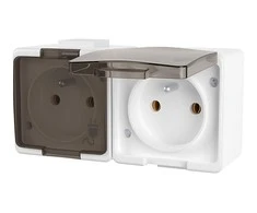 Blow Dvigubas lizdas nt/t NT-6SL baltas