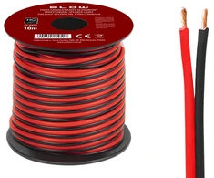 Blow Garsiakalbio kabelis 2x0.50mm juodas-raudonas 10m