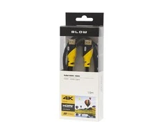 Blow HDMI - HDMI kabelis 1.5m Geltonas